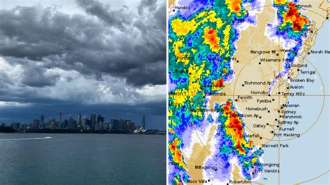 severe weather warning sydney today